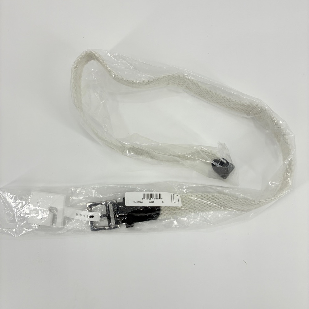 Nike Women’s White Woven Stretch Golf Belt Small NEW